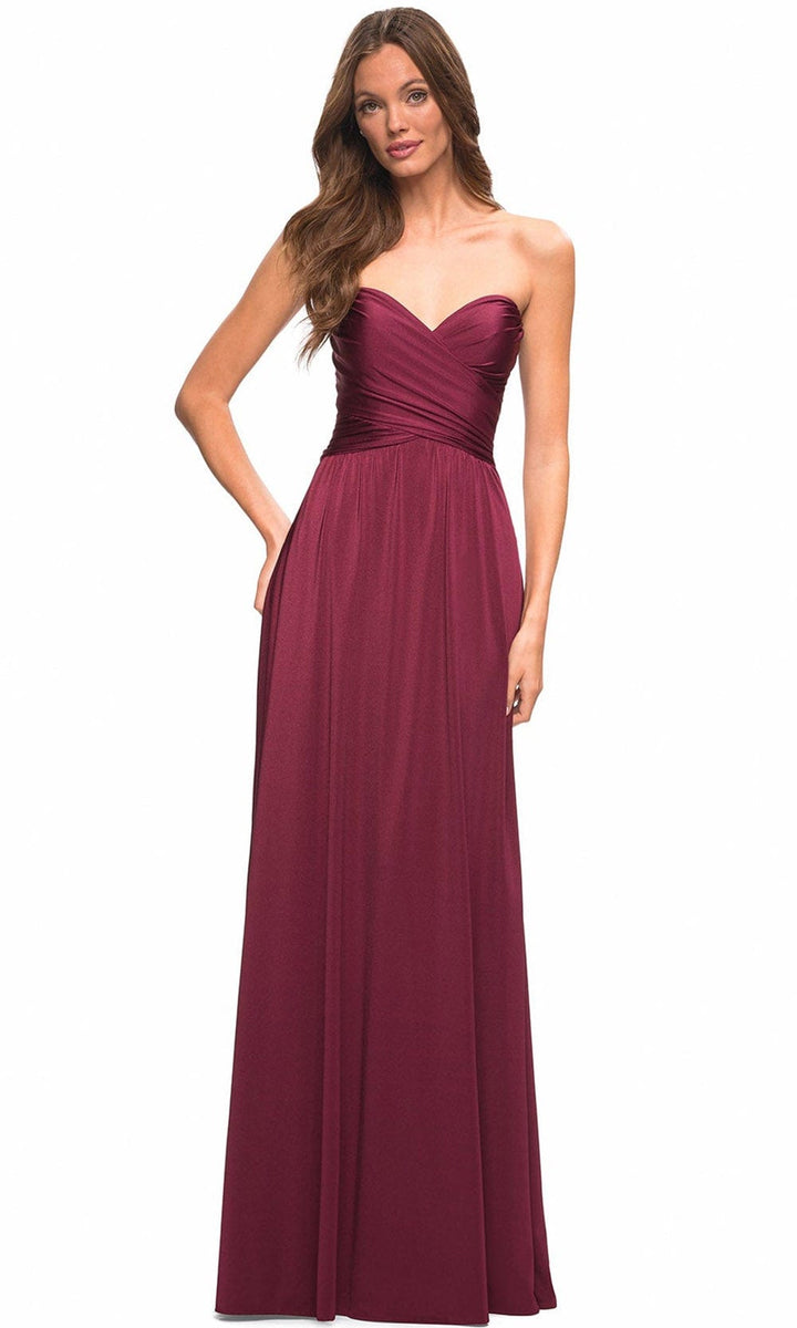 La Femme - Sweetheart Gown 30700SC In Purple