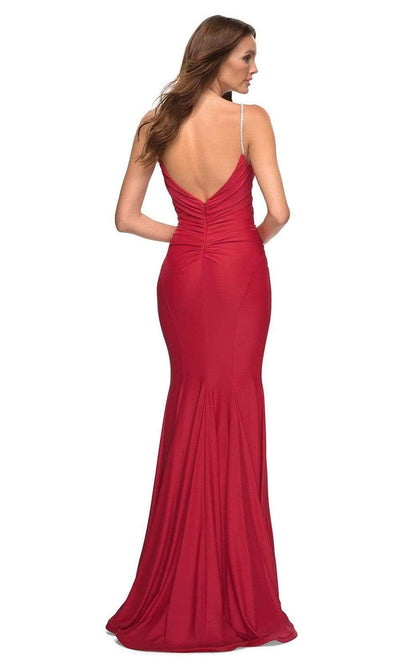La Femme - 30712 Beaded Strap Mermaid Gown Special Occasion Dress