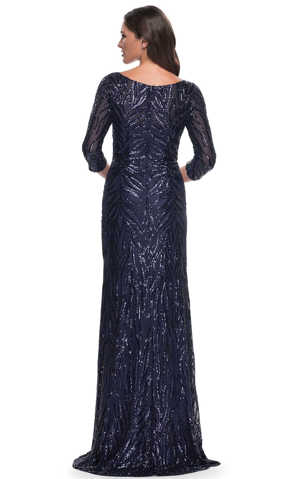 La Femme 30807 - Sequin Bateau Formal Dress Mother of the Bride Dresses