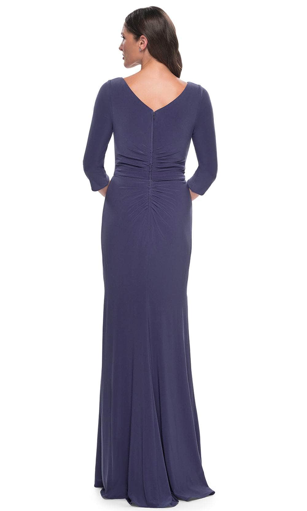 La Femme 30814 - Quarter Sleeve Jersey Evening Dress Mother of the Bride Dresses
