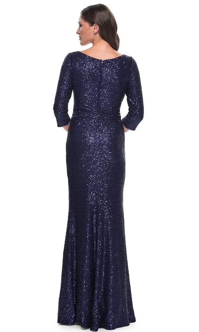 La Femme 30879 - V-Neck Sequin Formal Dress Mother of the Bride Dresses