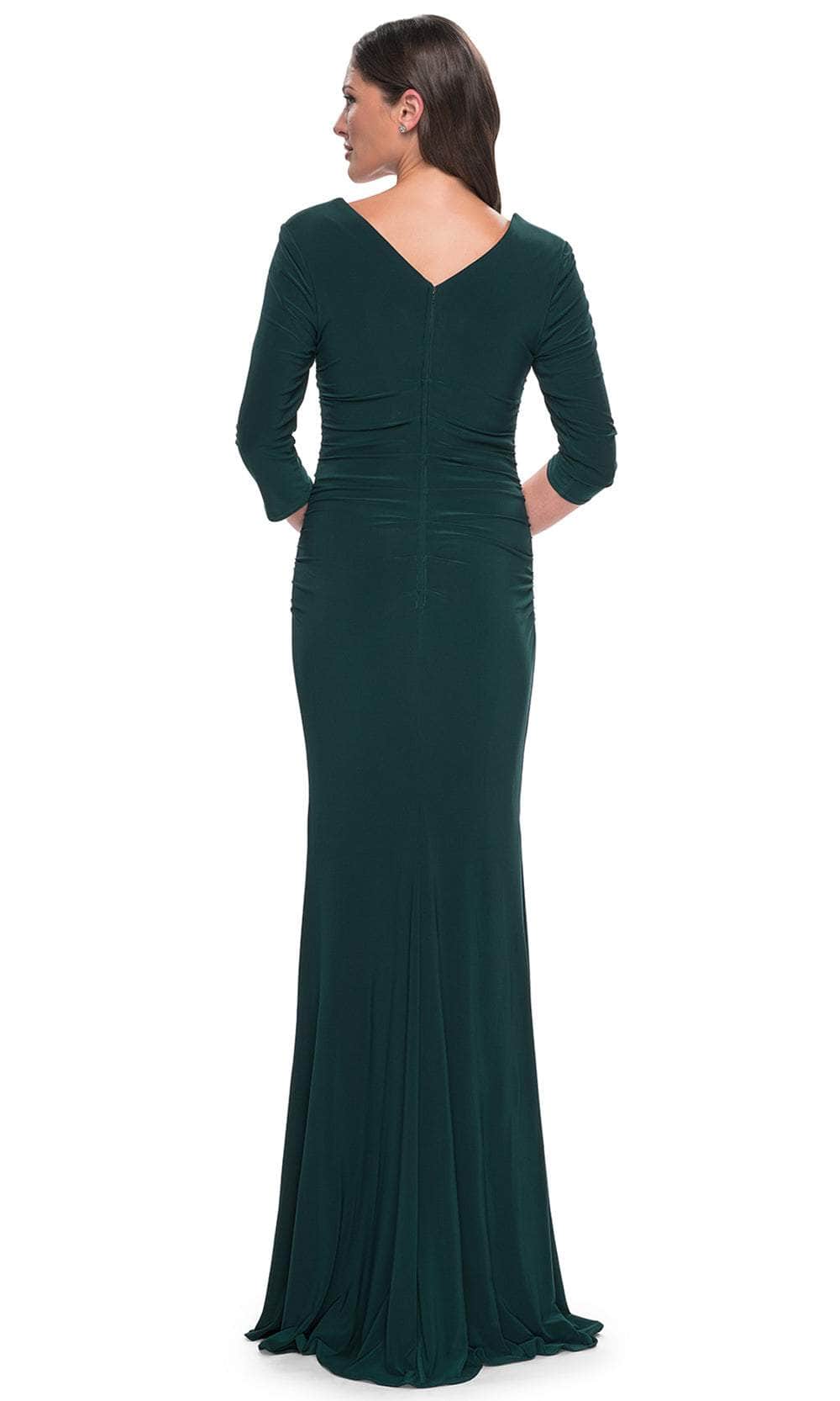La Femme 30883 - Quarter Sleeve Sheath Evening Dress Evening Dresses