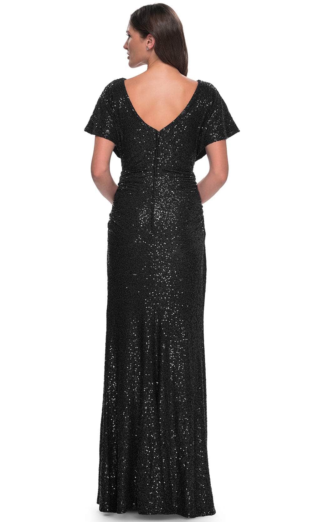 La Femme 30885 - Sequin Evening Dress with Dolman Sleeves Mother of the Bride Dresses