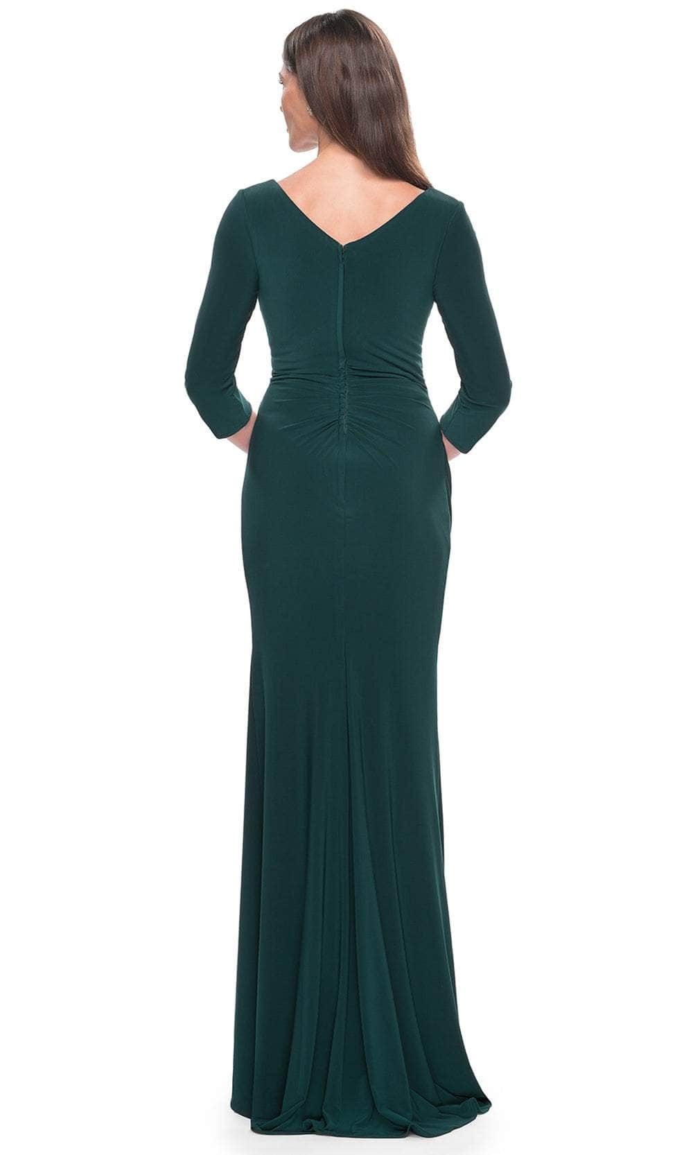 La Femme 31020 - Wrap Jersey Evening Dress Evening Dresses