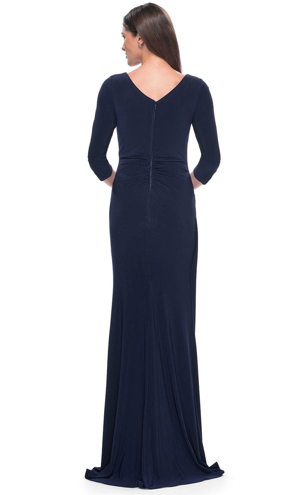 La Femme 31020 - Wrap Jersey Evening Dress Evening Dresses