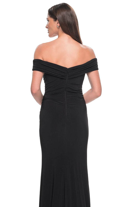 La Femme 31086 - Fitted Off-Shoulder Evening Dress Evening Dresses