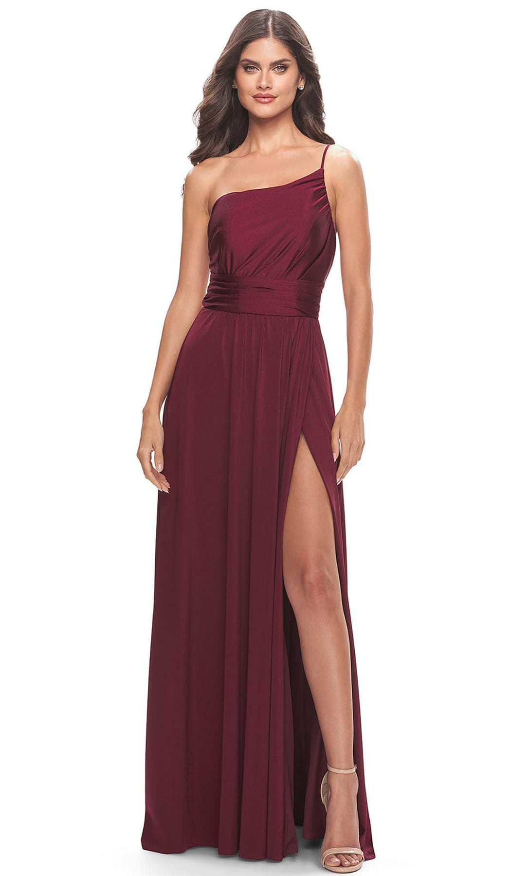 la femme one shoulder dress La Femme 31391