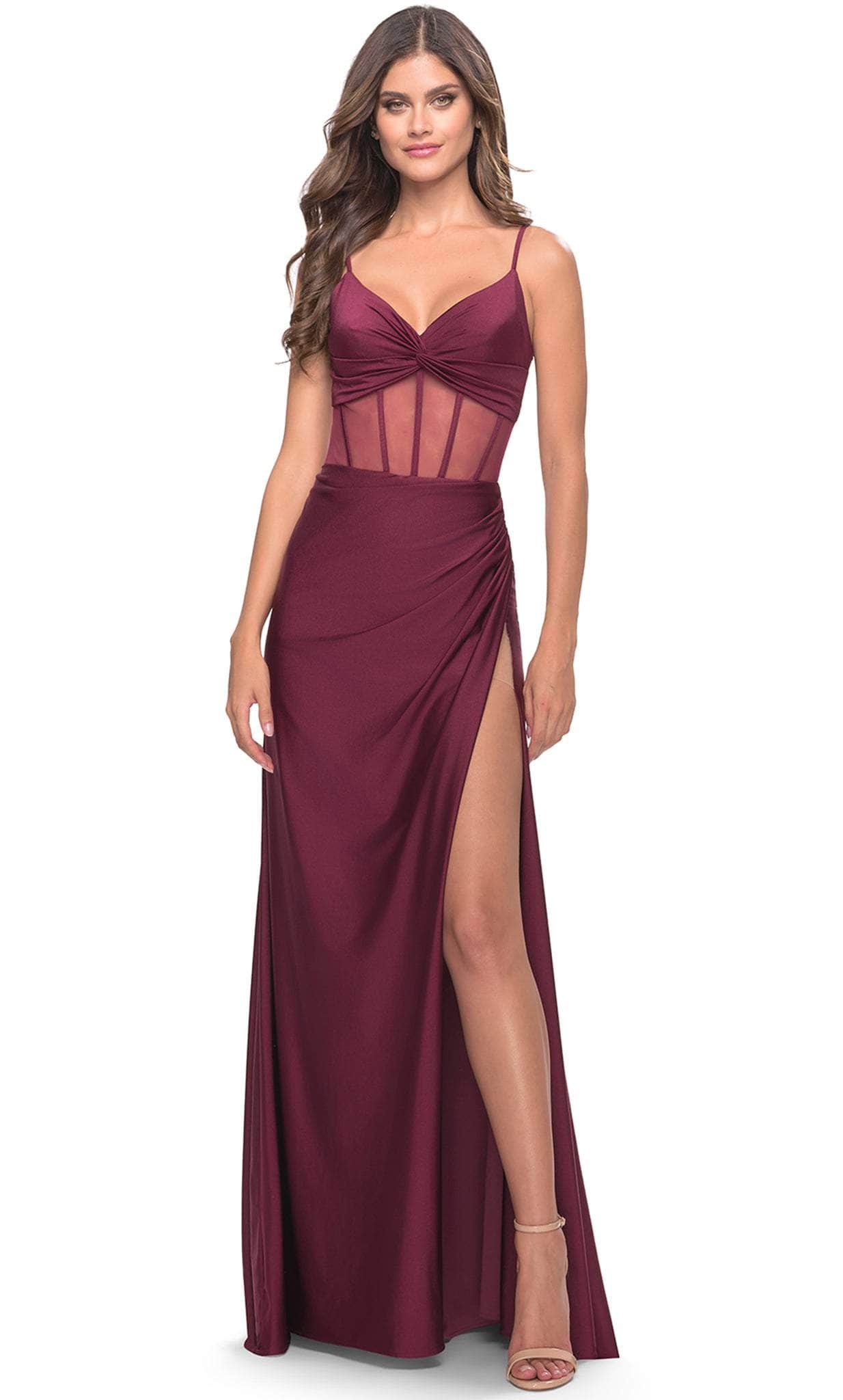 La Femme 31229 - High Slit Dress