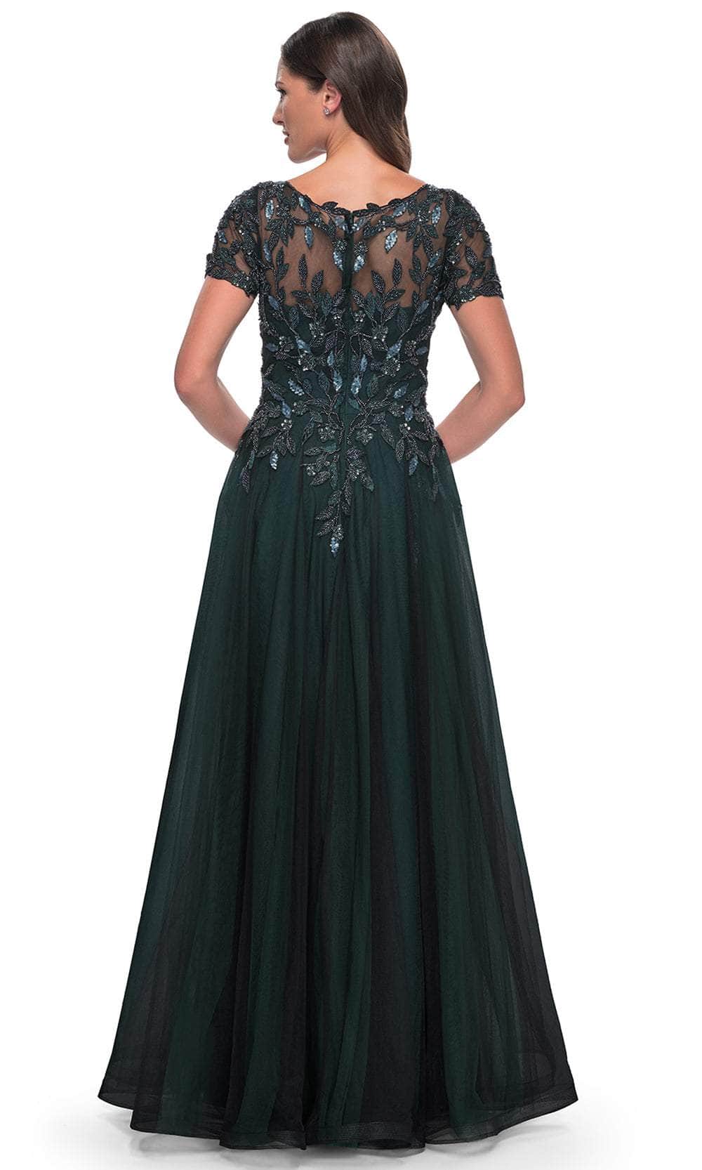 dark green floral formal dress Megan Green Floral Maxi Dress