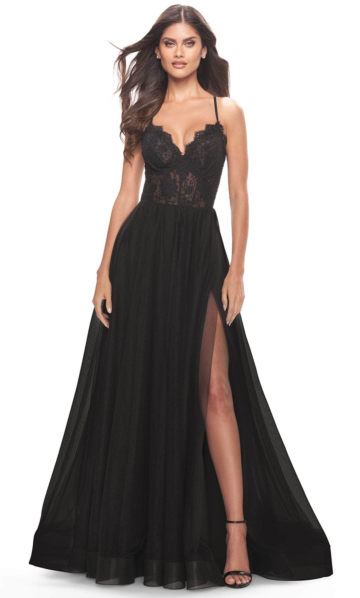 La Femme 31271 - Sheer Lace Dress
