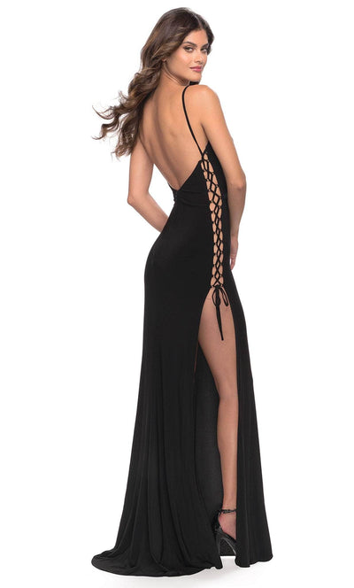 La Femme 31311 - Braided Long Dress