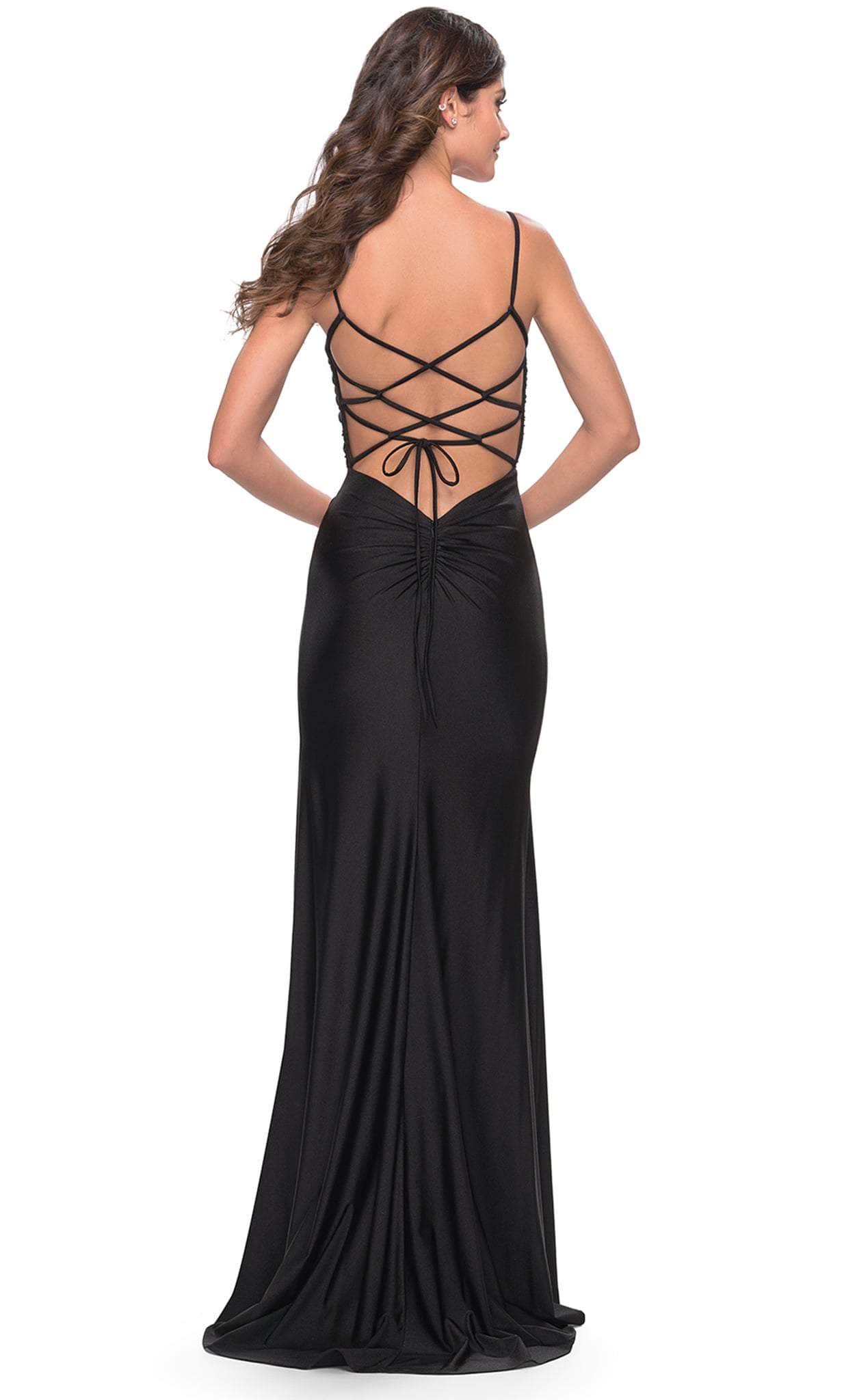 La Femme 31332 - Side Cutout Dress