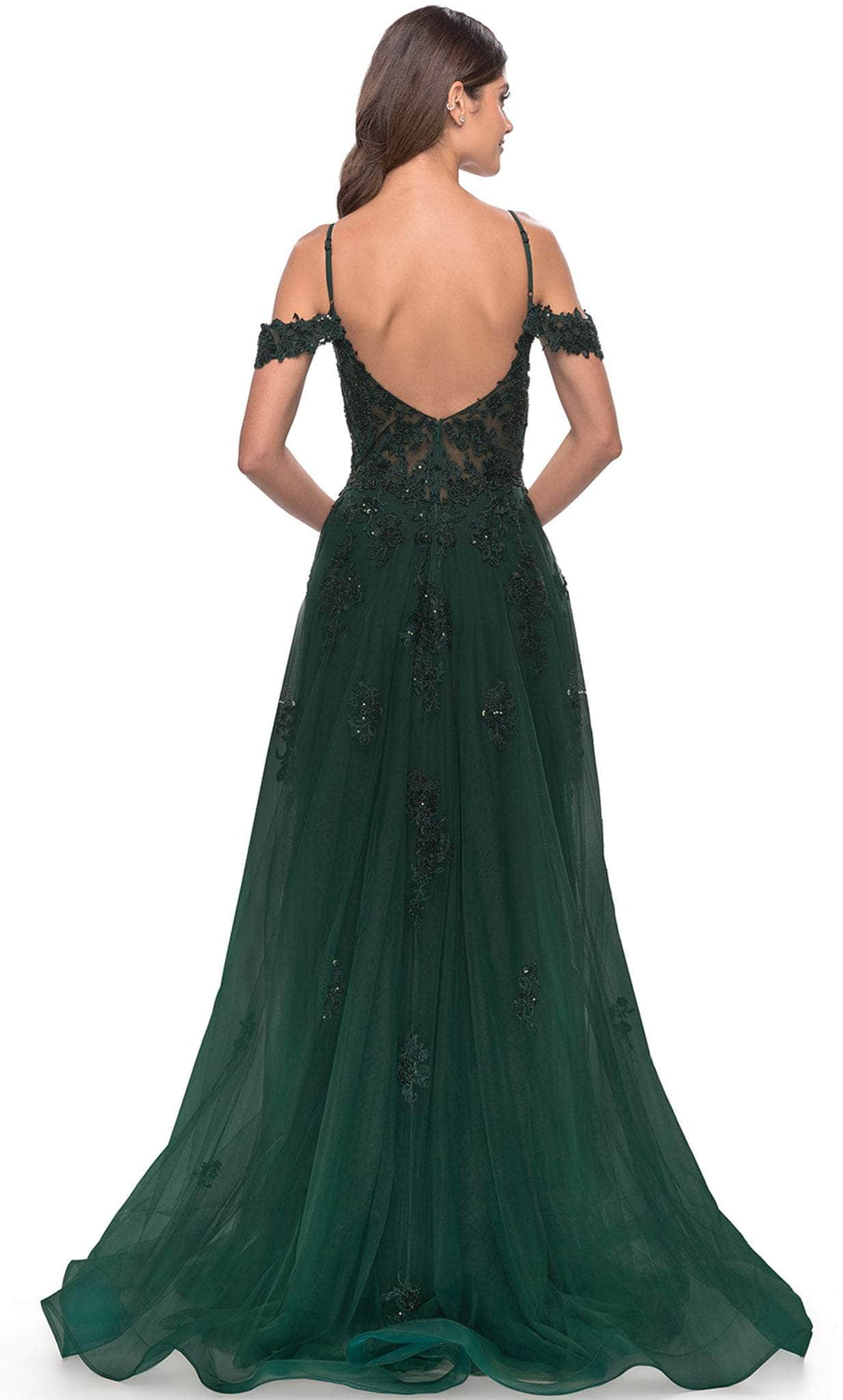 La Femme 31346 - Beaded Tulle Gown
