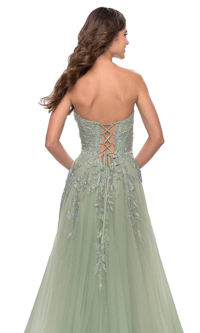La Femme 31363 - Lace Appliqued Dress