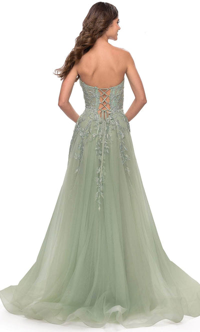 La Femme 31363 - Lace Appliqued Dress