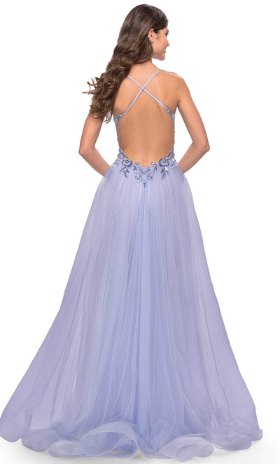 La Femme 31369 - Sleeveless Sheer Bodice Prom Dress Special Occasion Dress