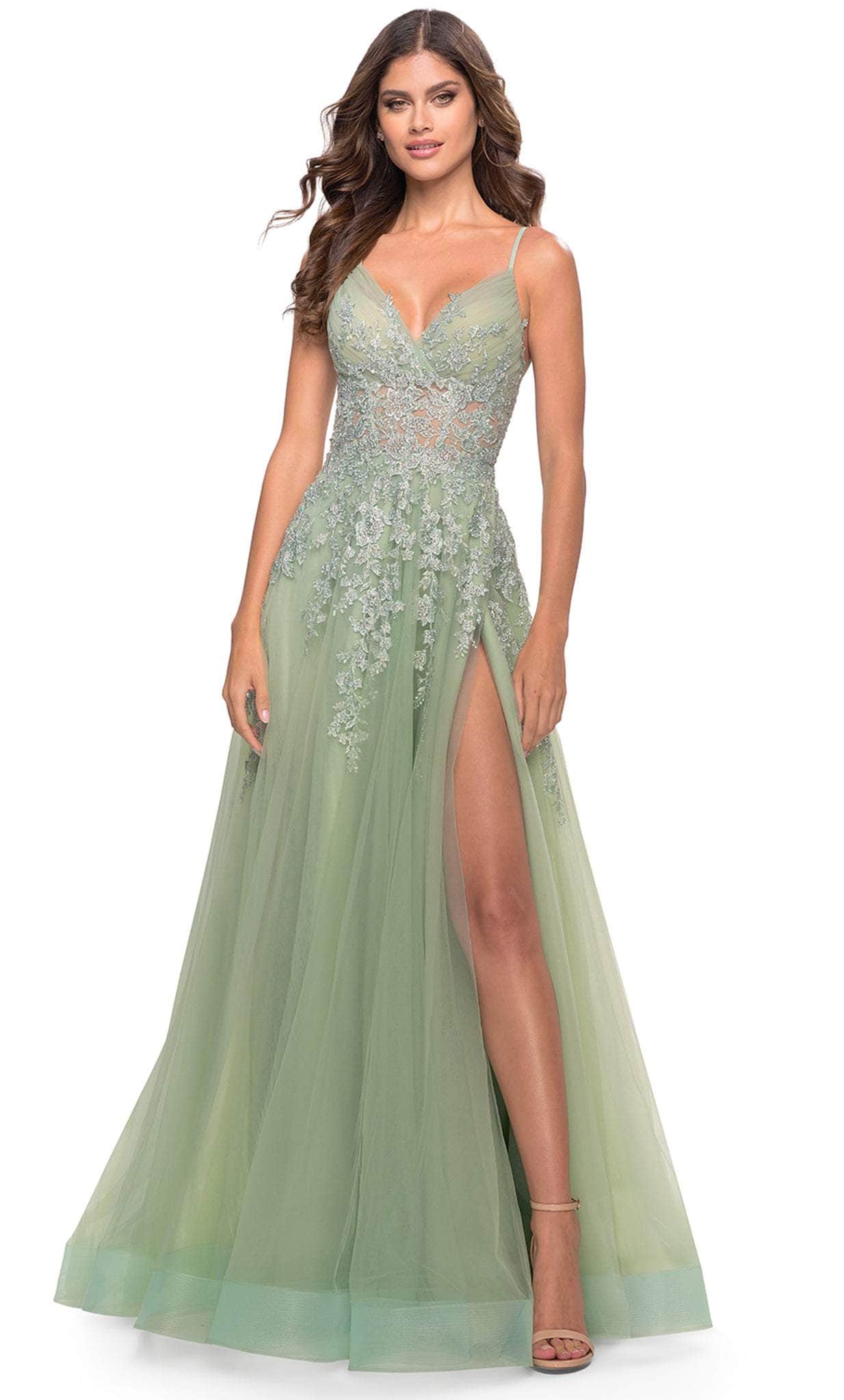 La Femme 31393 - Embroidered Dress
