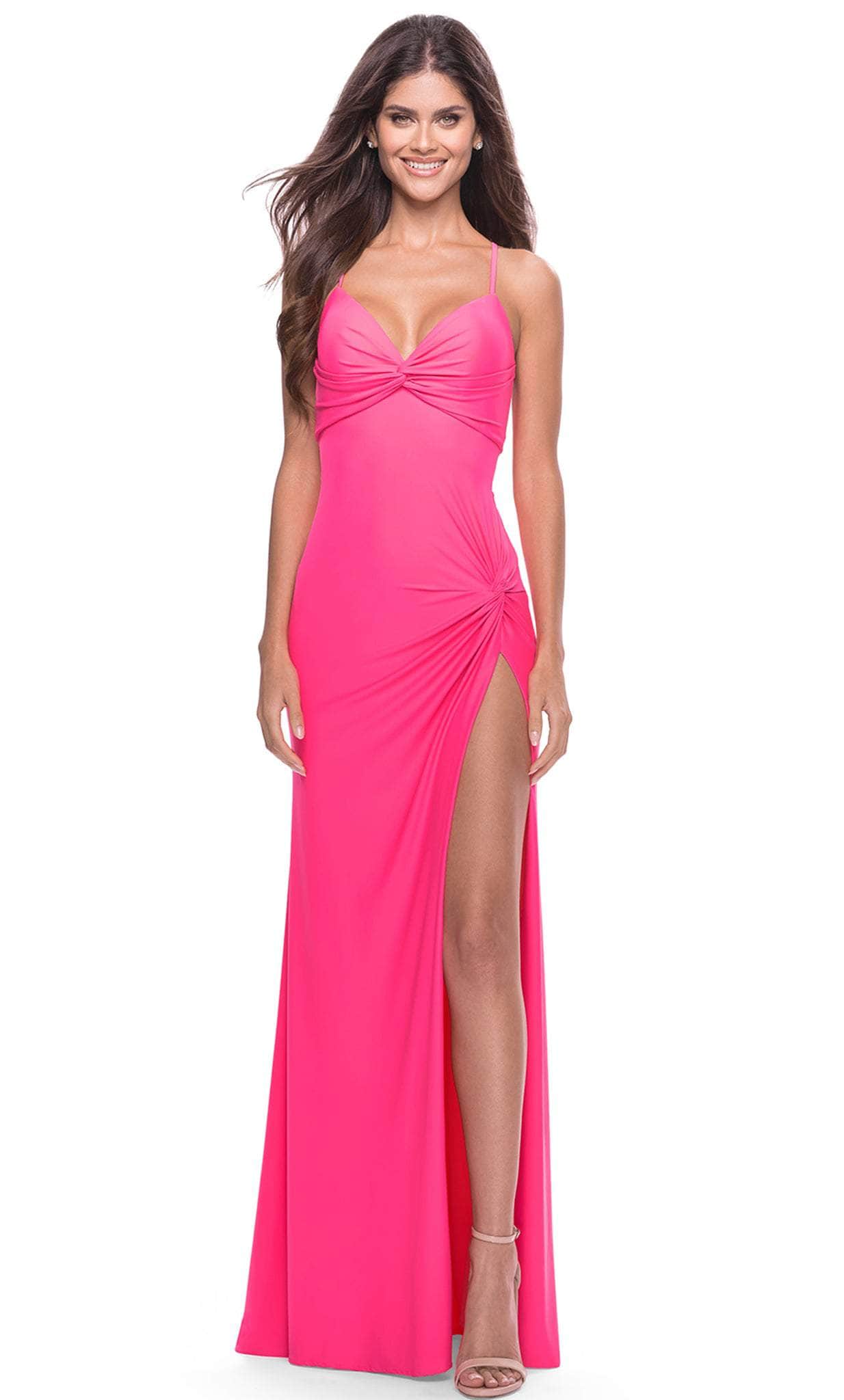 La Femme 31446 - V-Neck Dress