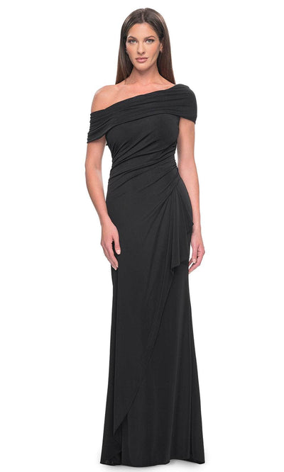 La Femme 31459 - Sheath Off-Shoulder Formal Dress Evening Dresses