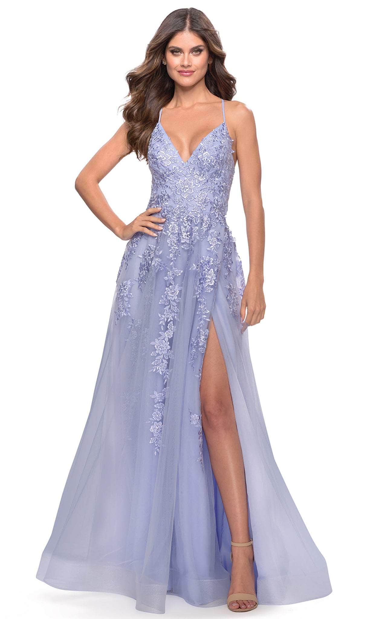 La Femme 31503 - Floral Lace Dress