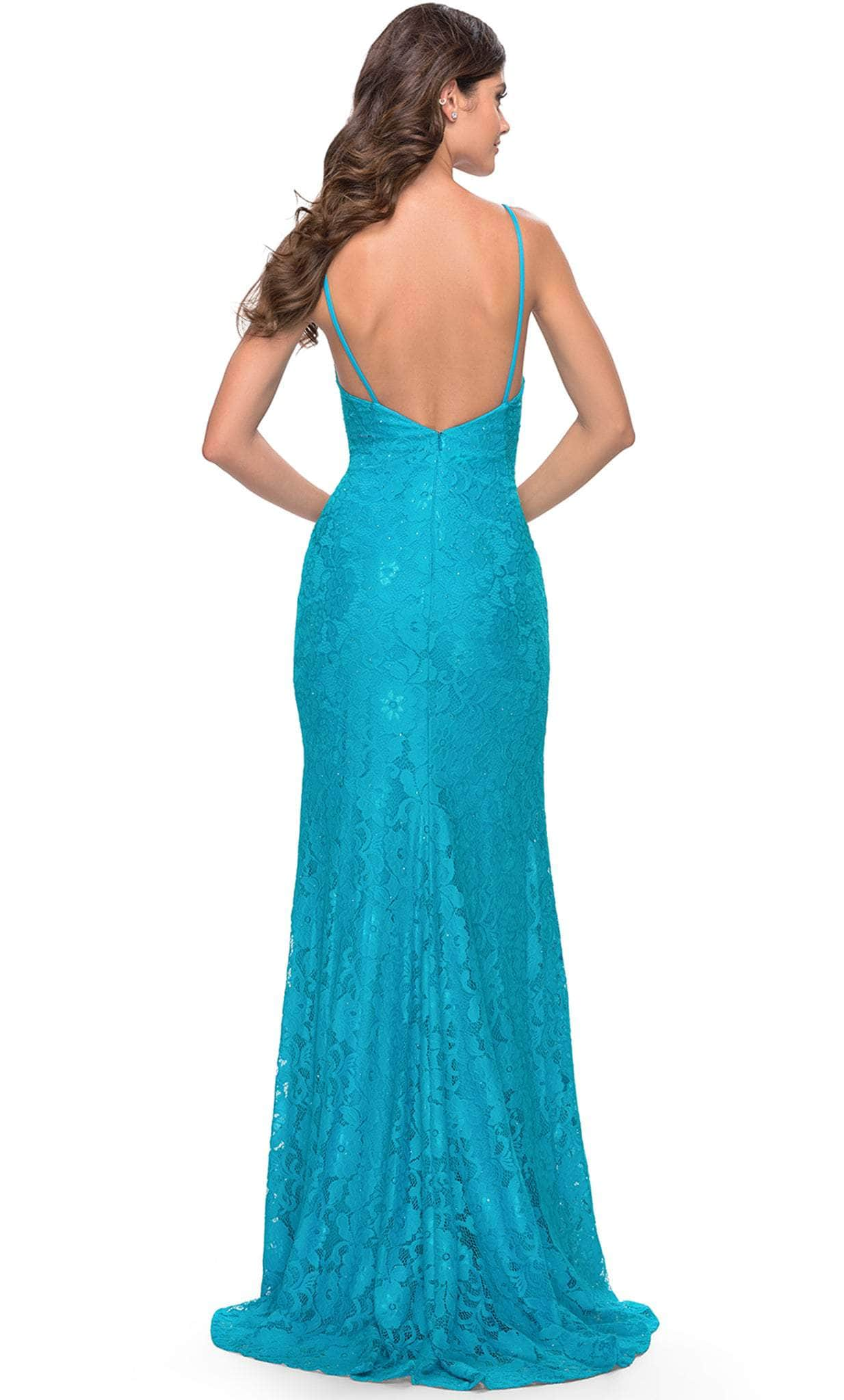 La Femme 31513 - V-Neck Dress