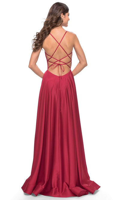 La Femme 31533 - V-Neck Dress