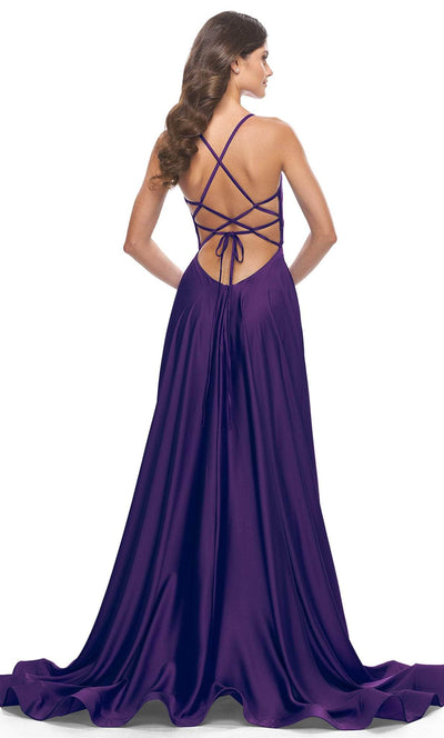 La Femme 31533 - V-Neck Dress