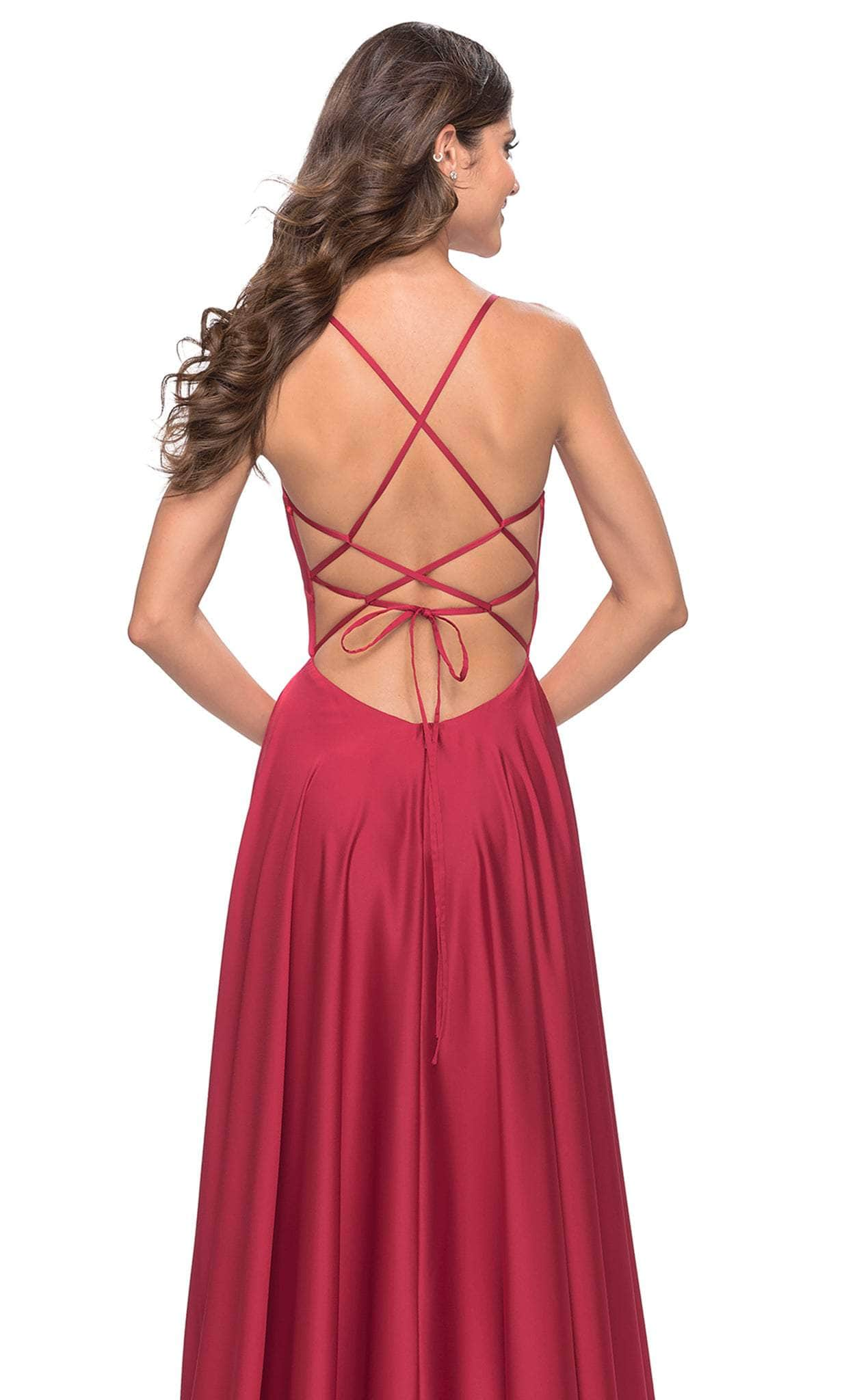 La Femme 31533 - V-Neck Dress