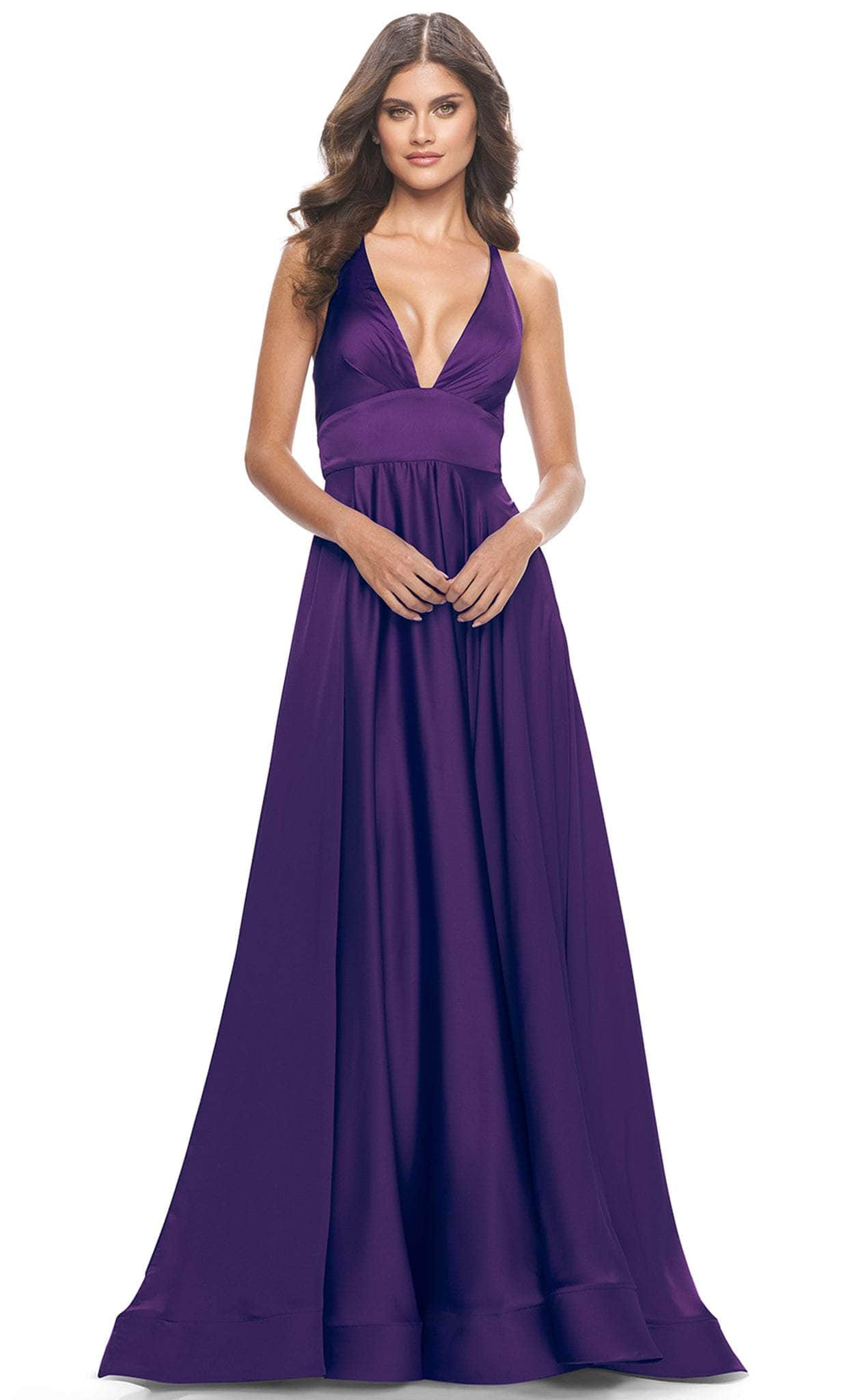 La Femme 31533 - V-Neck Dress