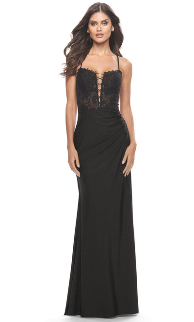 La Femme 31567 - Laced Long Gown