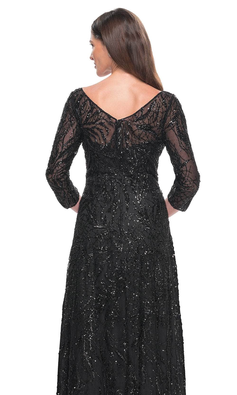 La Femme 31690 - A-Line Sequin Formal Dress Evening Dresses