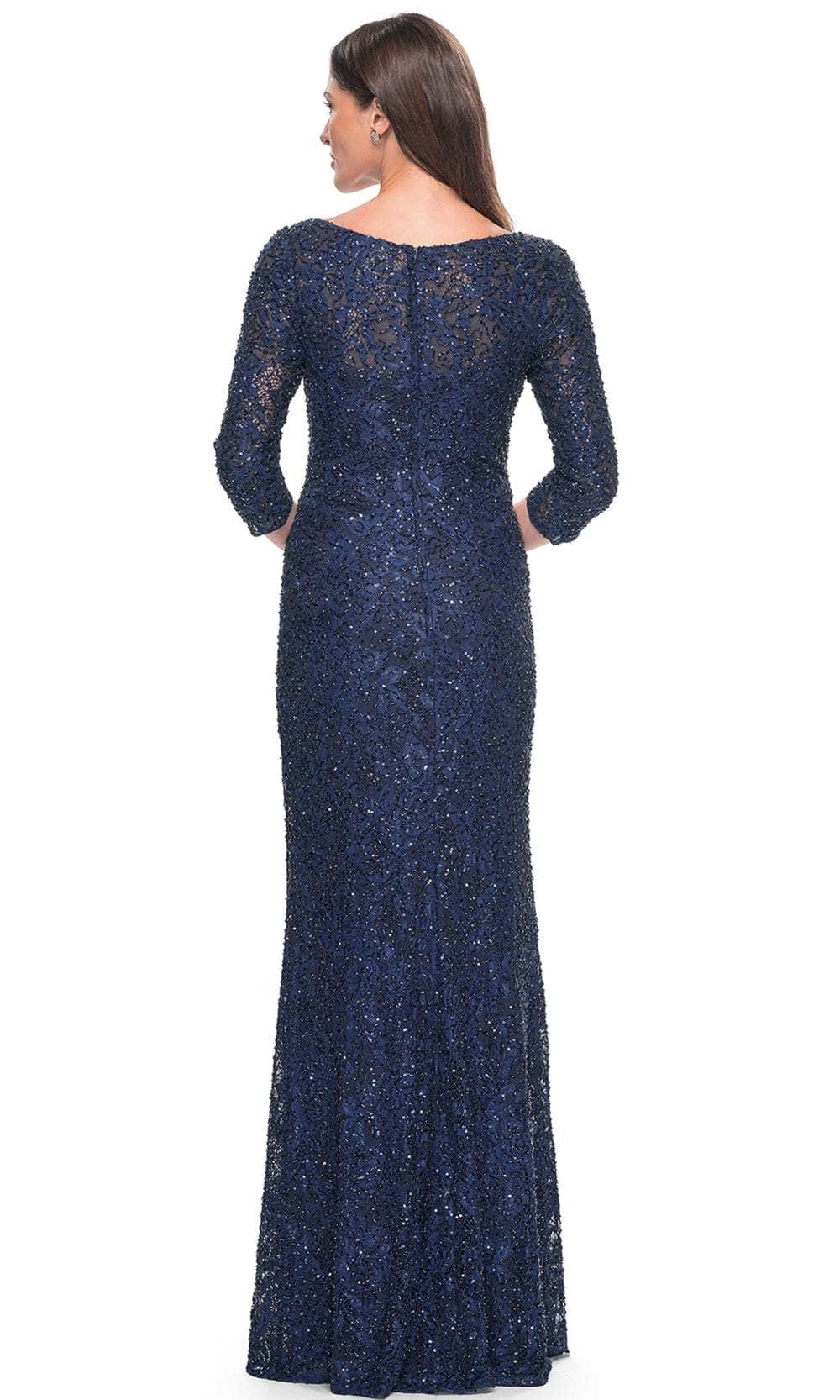 La Femme 31721 - Quarter Sleeve Lace Evening Dress Evening Dresses