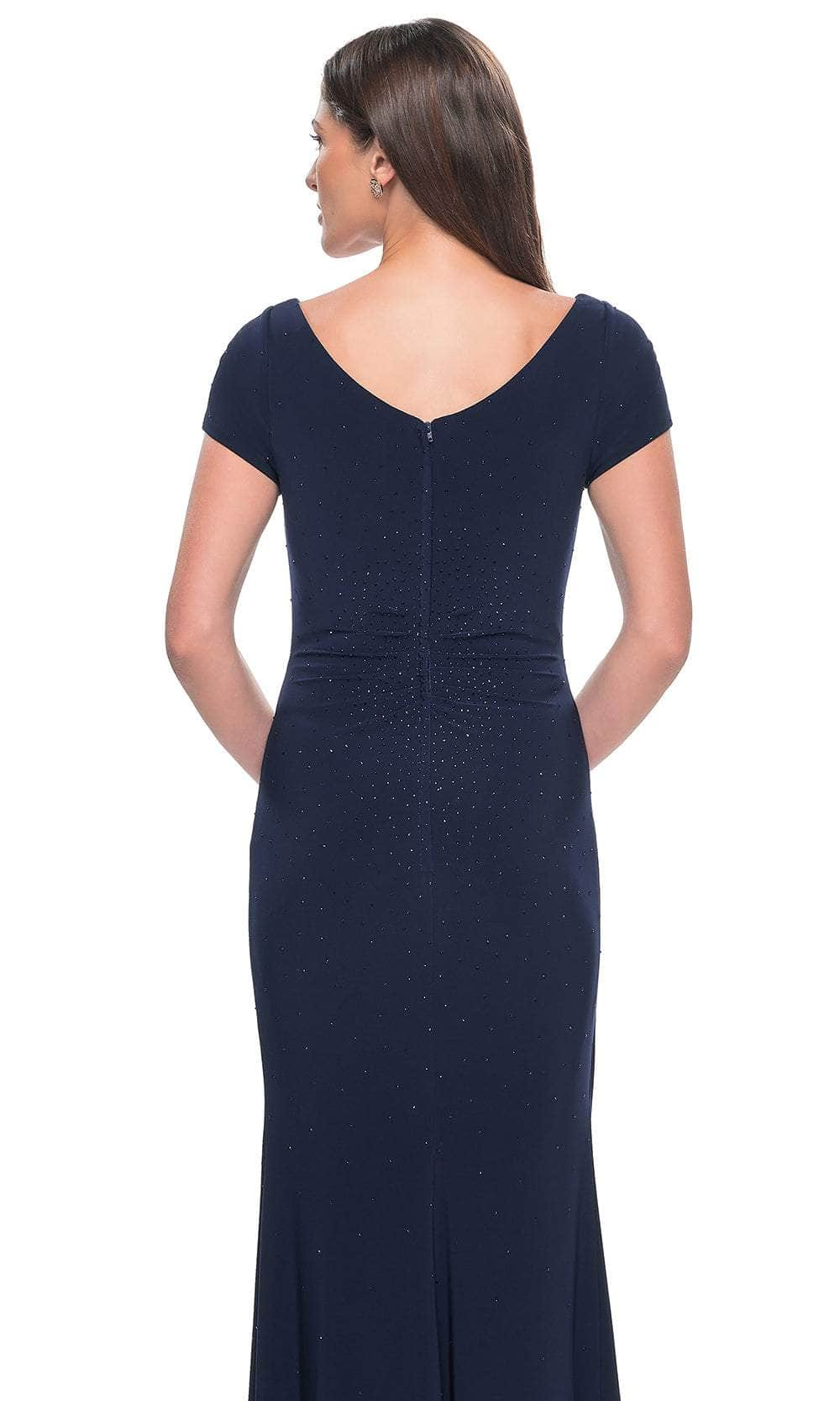 La Femme 31773SC - Bateau Embellished Evening Dress Evening Dresses