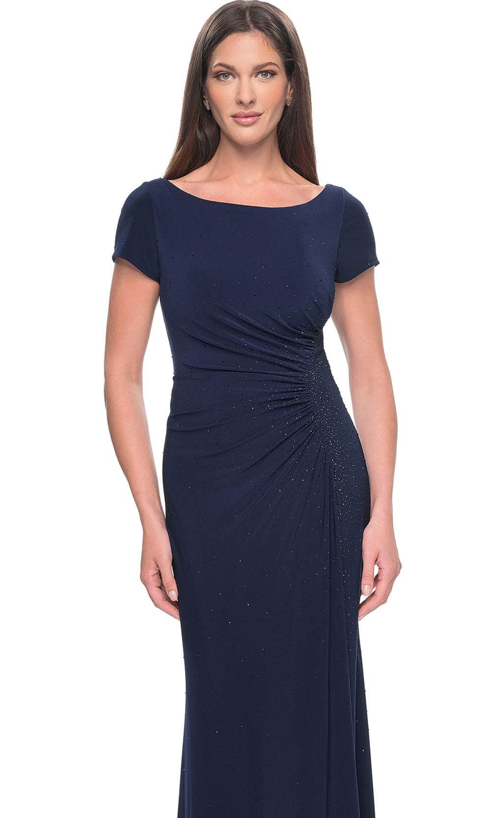 La Femme 31773 - Rhinestone Sheath Formal Dress Evening Dresses