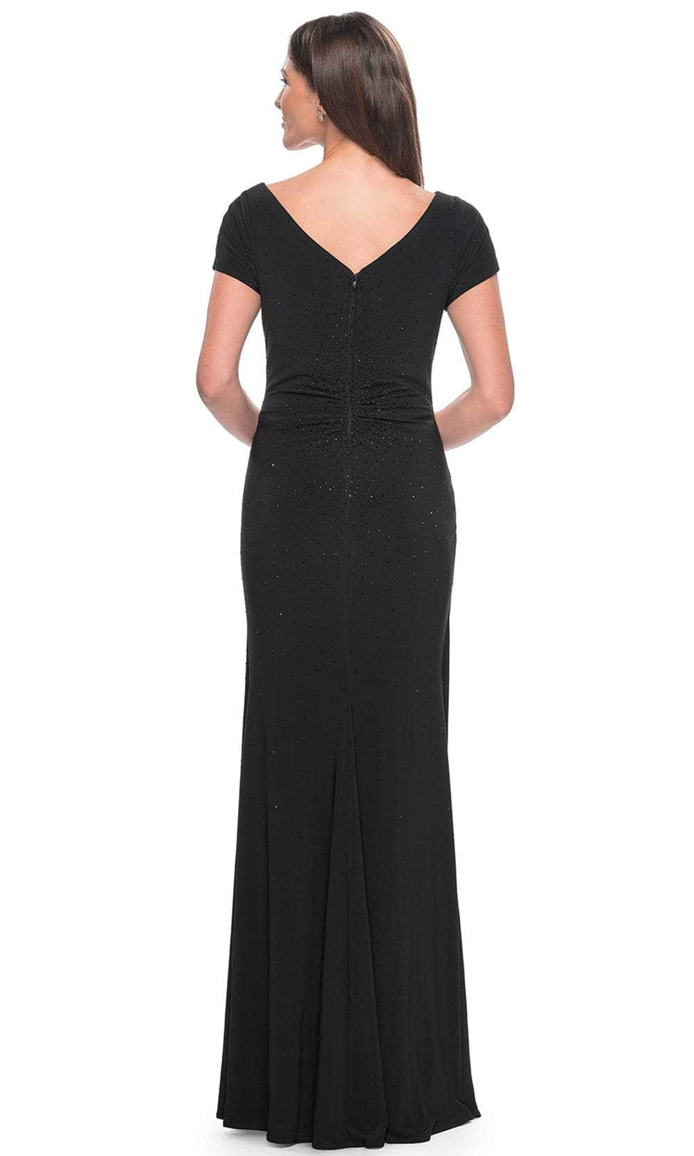 La Femme 31773SC - Bateau Embellished Evening Dress Evening Dresses