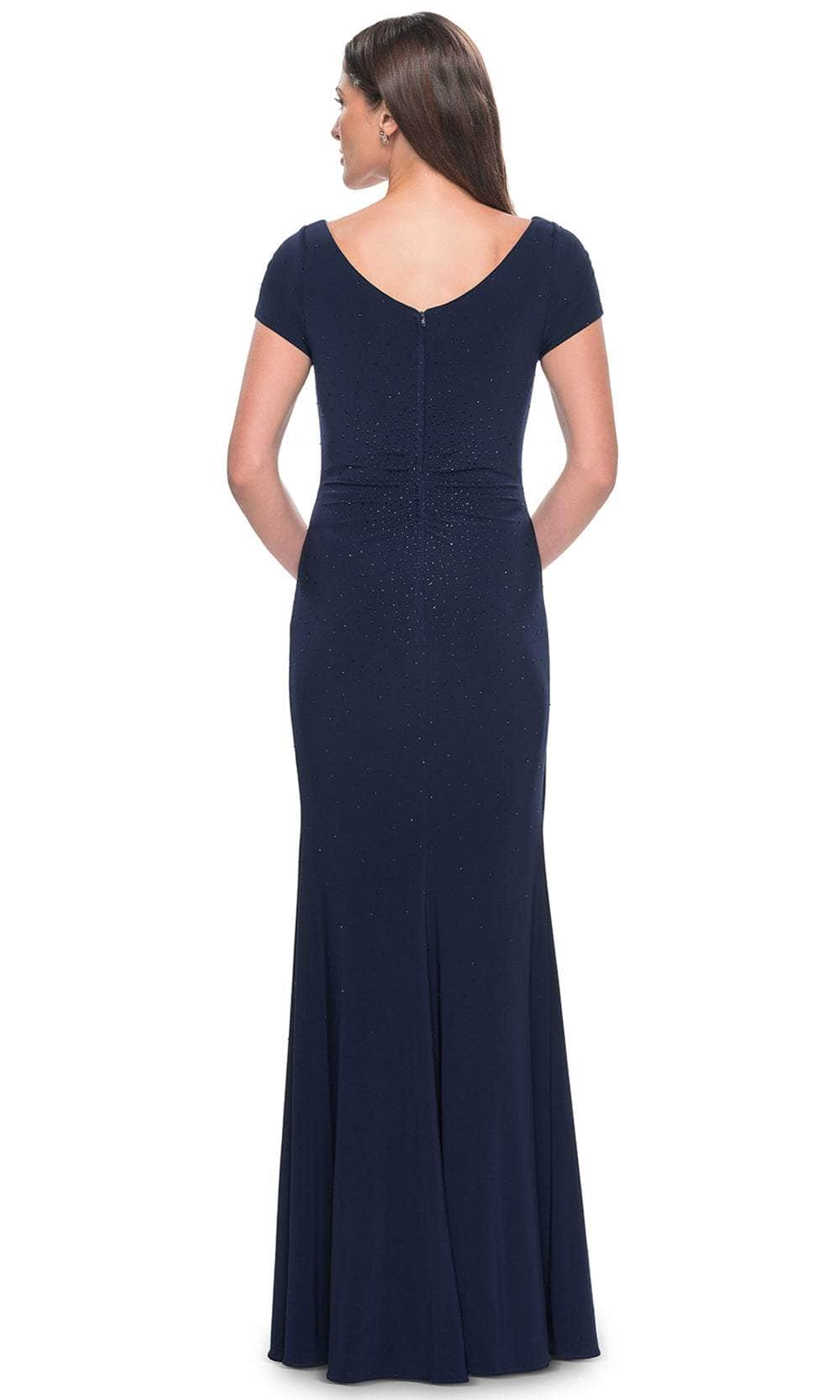 La Femme 31773SC - Bateau Embellished Evening Dress Evening Dresses