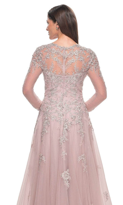 La Femme 31937 - Tulle A-Line Evening Dress Mother of the Bride Dresses