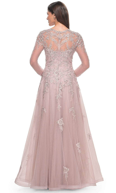 La Femme 31937 - Tulle A-Line Evening Dress Mother of the Bride Dresses