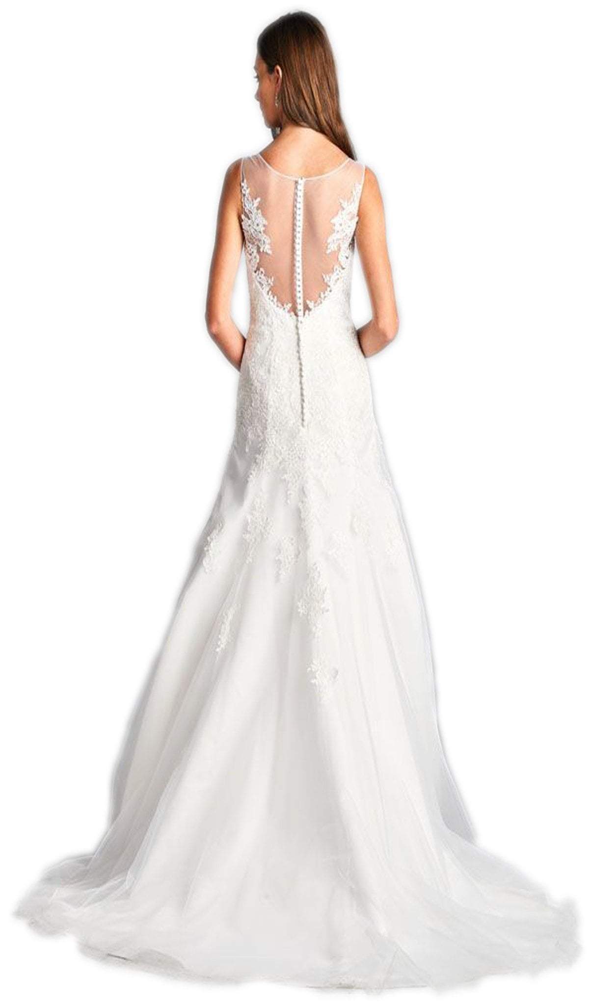 Lace Applique A-line Wedding Gown Wedding Dresses