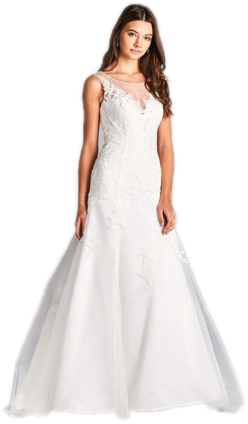 Lace Applique A-line Wedding Gown Wedding Dresses XXS / Off White