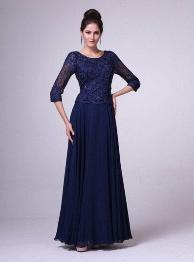 Ladivine 14327 Mother of the Bride Dresses XS / Navy