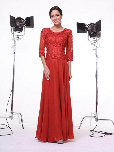 Ladivine 14327 Mother of the Bride Dresses XS / Red