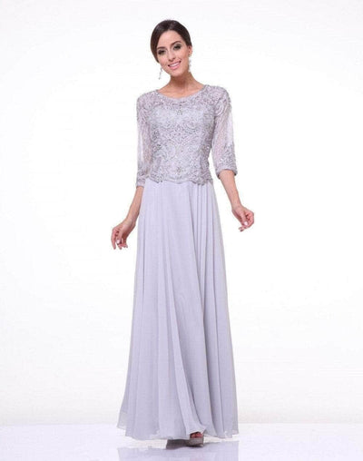 Ladivine 14327 Mother of the Bride Dresses XS / Silver