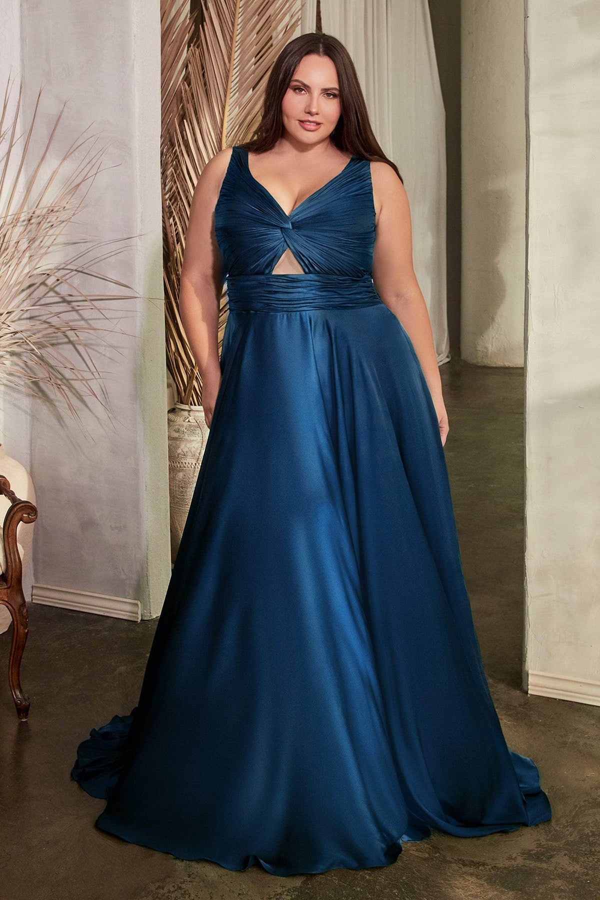 Glamorous Elegant Evening Gowns Satin Dress Plus Size Prom Dresses Windsor Ladivine 7497 Long A-Line Glamorous Elegant Evening Gowns Satin Dress Plus Size Prom Dresses Windsor Ladivine 7497 Long A-Line
