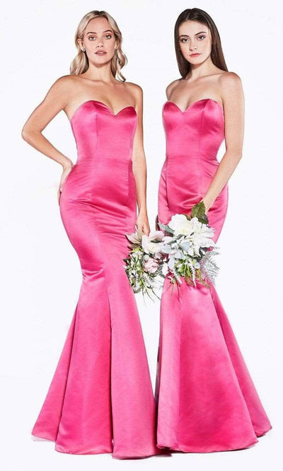 Ladivine 8792 - Strapless Seamed Prom Gown Prom Dresses 4 