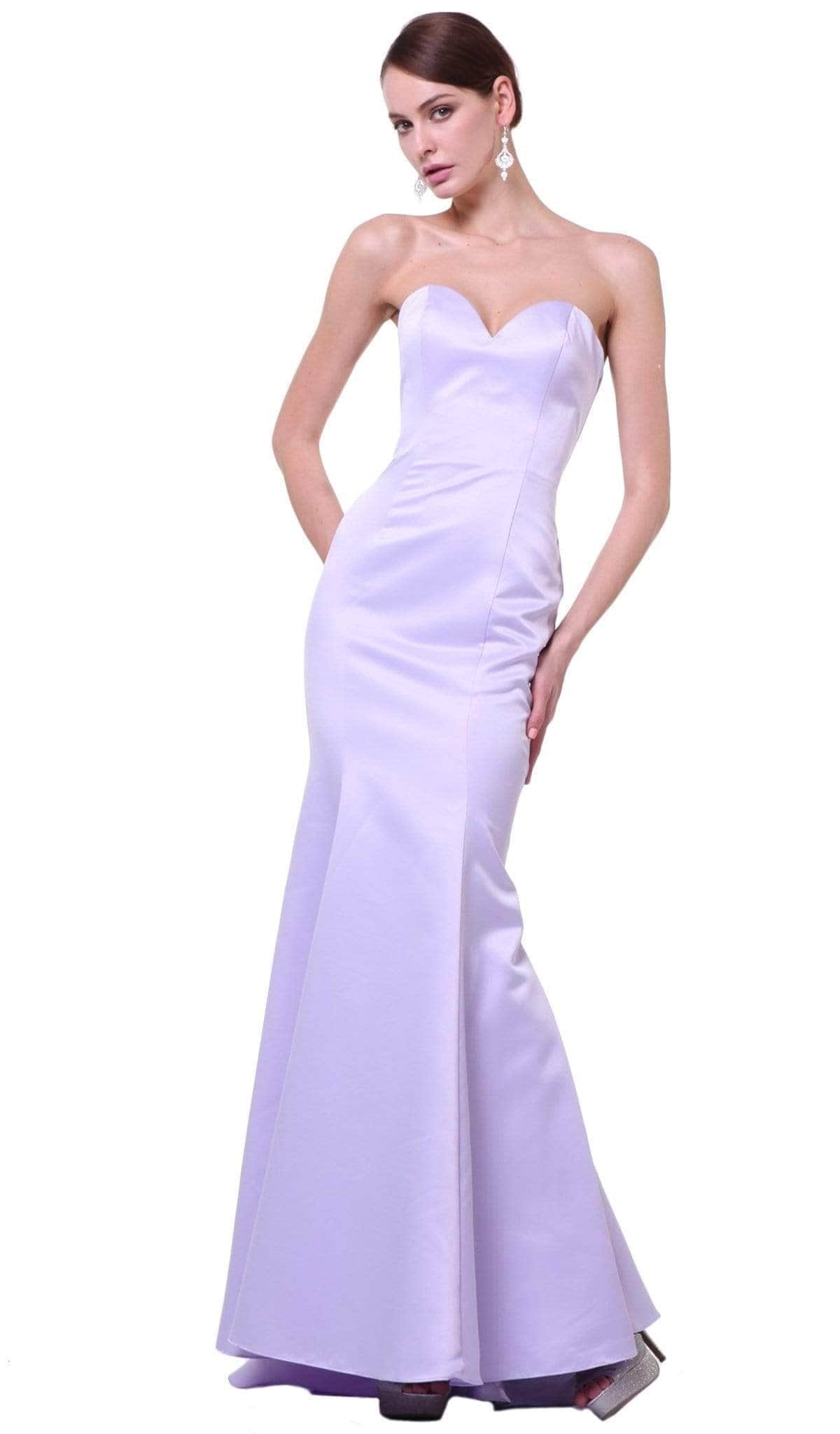 Ladivine 8792 - Strapless Seamed Prom Gown Prom Dresses 4 
