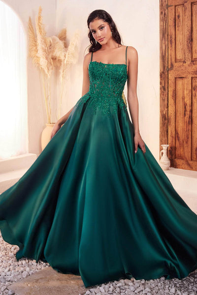Ladivine C145 - Embroidered Sleeveless Ballgown Special Occasion Dress