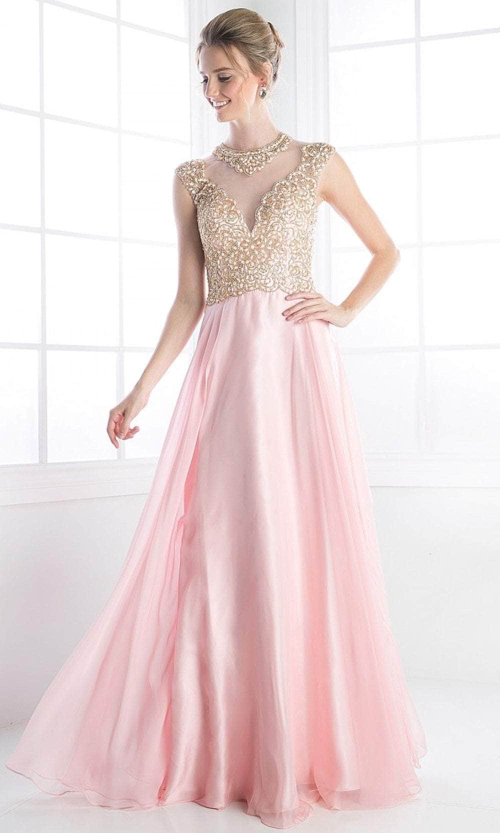 Ladivine C242 Prom Dresses 4 / Blush