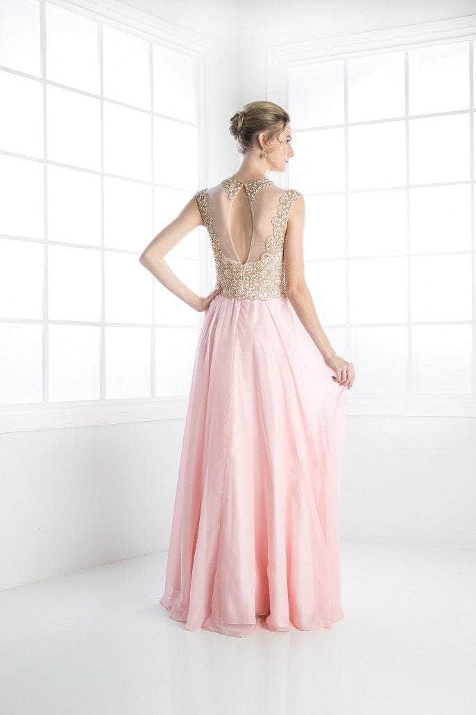 Ladivine C242 Prom Dresses 4 / Blush