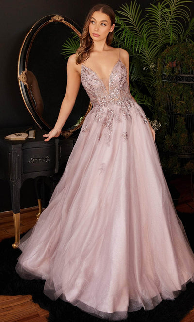 Ladivine CB117 - V-neck Gown